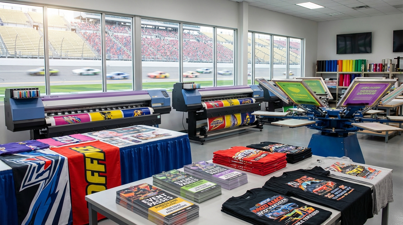 Event Printing for Martinsville Speedway Race Weekends