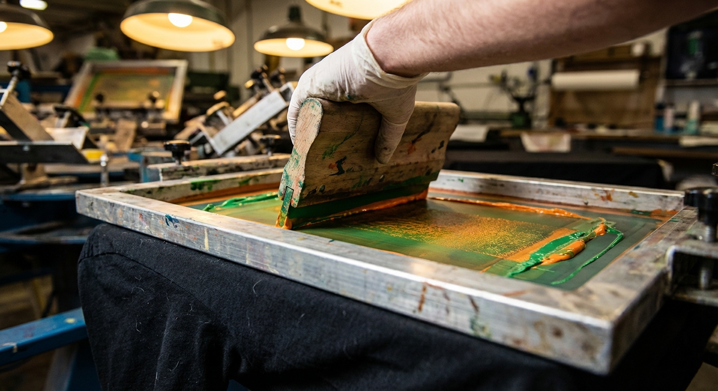 Screen print process